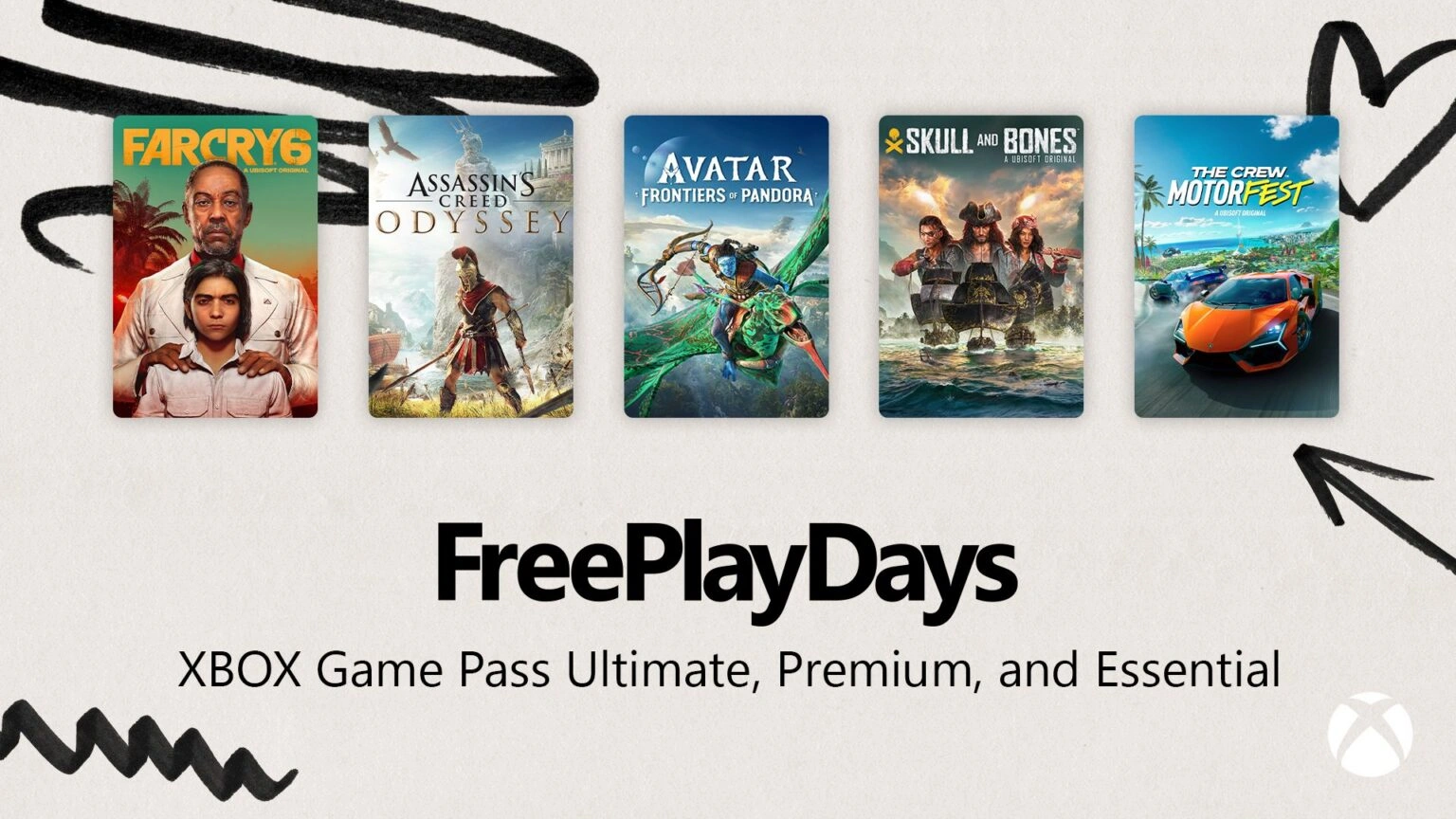 Ubisoft games available during Xbox Free Play Days