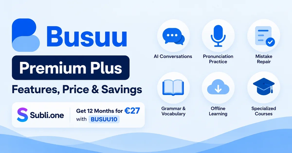 Busuu Premium Plus Review 2026: Features, Pricing, and How to Save More